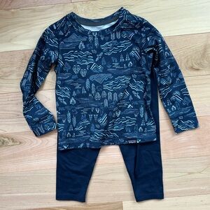 Navy Patagonia Capilene Base Layer